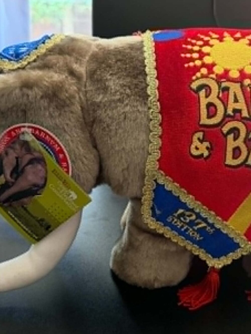 Ringling Bros Barnum & Bailey Circus Elephant Plush – 137th Edition Collectible